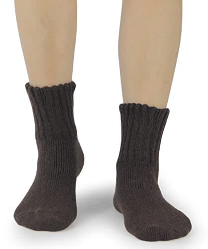 BenSorts Women's Winter Boots Socks Thick Warm Cozy Crew Socks Solid Color Gifts view 5