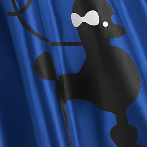 ZEZCLO Women's Retro Poodle Print Skater Dress Vintage High Waist Rockabilly Cocktail Party Swing Dresses view 4