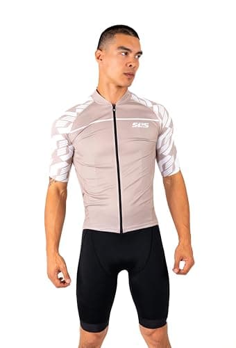 SLS3 Cycling Jersey Men Lightweight - Elite Mens Bike Shirts Short Sleeve | Breathable & Aero Sleeved Road Bike Jersey for Men, Cycling Shirt for Performance & Comfort - Lightweight Race-Day Fit view 6