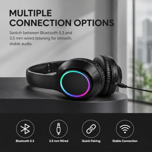 CYSRALFC Bluetooth Headphones view 6