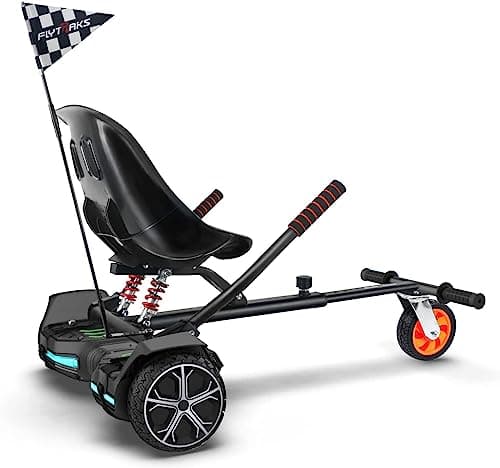 Flytraks K2 Self-Balancing Scooter Go Kart with Rear Shock Absorption, Balancing Scooter Seat Attachment for 6.5" 8" 10" Tires, Adjustable Length & Off-Road Wheel（ (Not Including Balancing Scooter) — image 1