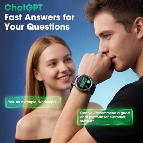 Smart Watches for Men GPS & Offline Maps,1.46''Military Smartwatch 1200mAh | Built-in Chatgpt,Rugged Smart Watch Compass,Altimeter,Barometer,100+ Sport Modes,Heart Rate/Sleep Monitor for Android/iPhone view 4