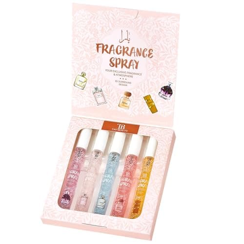 ADMD 5-Pack Scented Body & Room Sprays,10ml Travel Size | Floral,Fruity & Vanilla Blends Skin-Safe, Fine Mist for Women, Gift Ideas Tao Beauty Fragrance Spray view 1