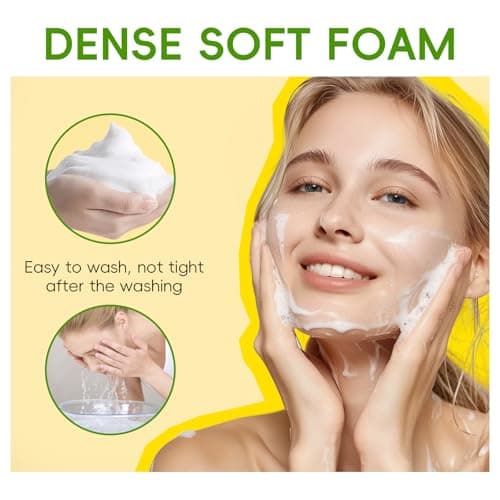 BeauBase Yuzu AHA+BHA Face Wash, Foaming Facial Cleanser for All Skin, Face Wash for Women, Teens Girls, Exfoliating, Soften, Oil Control, Glow, Even Skin Tone, 3.53 Fl Oz/pcs (Pack of 3) view 2