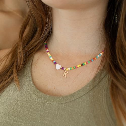 Ursteel Colorful Initial Necklaces for Women - Teen Girl Gifts Trendy Stuff view 4