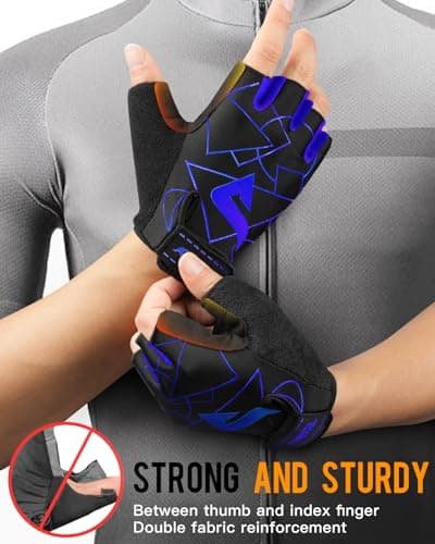 ATERCEL Cycling Gloves, Bike Gloves for Men Women, Bicycle Glove for Cycling, Workout, Gym, Training, Weight Lifting Outdoor, Mountain Bike, and Riding view 4
