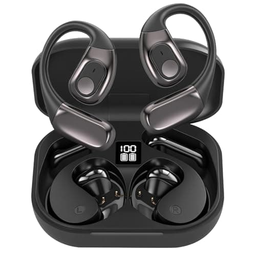 AI Translation Earbuds Real Time, 3-in-1 Translator Earbuds 164 Languages & Accents, Audifonos Traductores Inglés Español,Open Ear Wireless Headphones with Charging Case fit iOS & Android Black — image 1