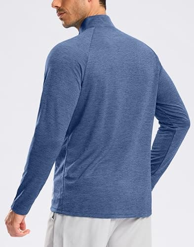 G Gradual Men's Quarter Zip Pullover Running Athletic Shirts Long Sleeve view 3