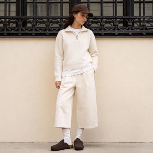 FITORY Women's Genuine Suede Clogs with Arch Support & Adjustable Buckle – Comfort Cork Footbed for Indoor and Outdoor Size 5-11 view 2