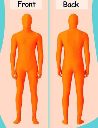 Full Body Suit for Men, Halloween Costume, Spandex Zentai for Unisex Adult view 3