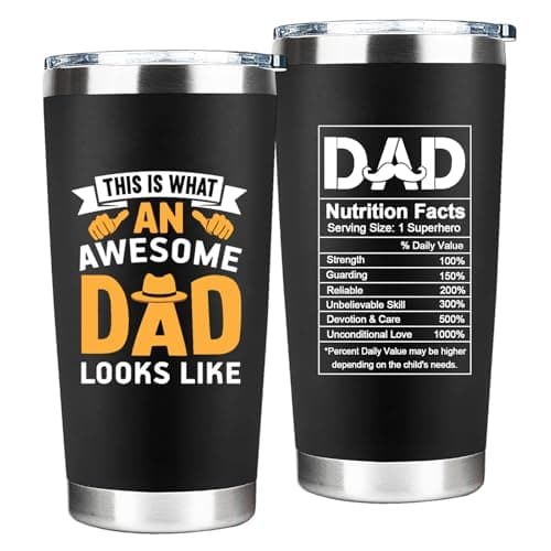 YXOTJHS Gifts For Dad, Cups Tumbler - Fathers Day Dad Gifts From Daughter Son Wife - Birthday, Father's Day, Christmas - Cool Funny Gift For Dads — image 1
