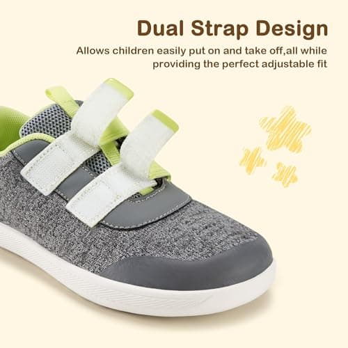 Stelle Toddler Wide Toe Box Barefoot Shoes Kids Sneakers for Boys Girls Zero Drop Minimalist Breathable Lightweight Non Slip Walking Running Shoes view 5