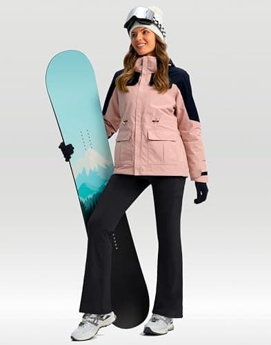 Women's Fleece Lined Pants Winter Thermal Flare Leggings view 6