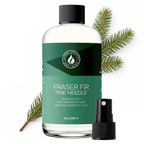 Aroma Country Fraser Fir Christmas Tree Diffuser Oil - Luxury Essential Oils for Diffuser Refill & Air Freshener Room Spray - Natural Home Fragrance, Pine Needle Scented Oil for Diffusers (8.5 Fl. oz) view 1