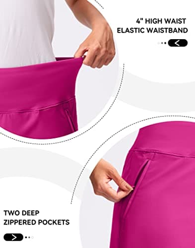 G Gradual Golf Skirts for Women Zipper Pockets High Waisted Skorts for Woman Tennis Athletic Workout Casual Summer view 3