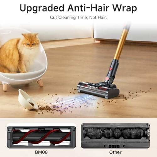 Cordless Vacuum Cleaner, Lightweight Stick Vacuum with 50Kpa Suction view 5
