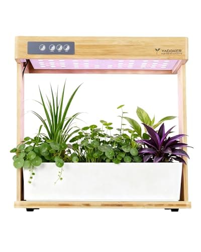 yadoker Indoor Hydroponic Garden System, 8 Pods Smart Growing Kit with LED Grow Light, Automatic Timer, Pump System & 3.5L Water Tank – Ideal for Herb Cultivation (No Seed) — image 1