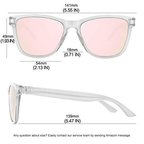 MEETSUN Polarized Sunglasses for Women Men Classic Retro Trendy Designer Style view 3