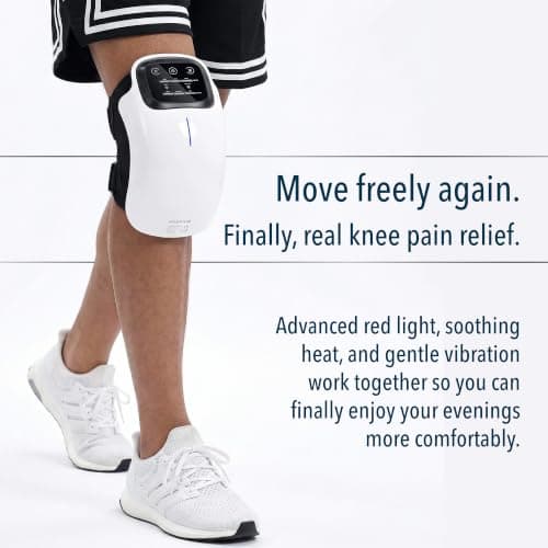 Knee Massager Smart for Pain Relief with Heat and Red Light Therapy, 2026 Updated Edition, Relax Tight Muscles, Ideal Gift for Men & Women, FSA-HSA Eligible view 6