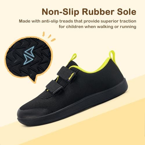 Stelle Toddler Wide Toe Box Barefoot Shoes Kids Sneakers for Boys Girls Zero Drop Minimalist Breathable Lightweight Non Slip Walking Running Shoes view 6