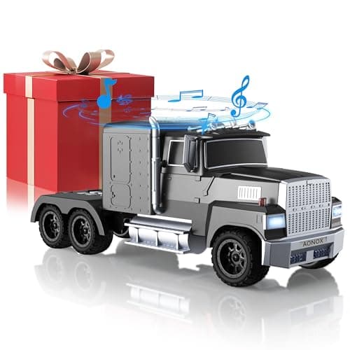 AONOX Cybertruck Bluetooth Speaker, Mini Bluetooth Car Speaker with LED Lights, FM Radio, USB TF Card, TWS Stereo Sound, for Desk Gaming Outdoor, Gift for Car Lovers — image 1