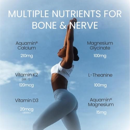 NEUMINA Bone & Nerve Complex, Bone Health, Nerve Function, Stress Relief, Cardiovascular Health, Vegan, Non-GMO, Made in USA, 90 Servings view 3