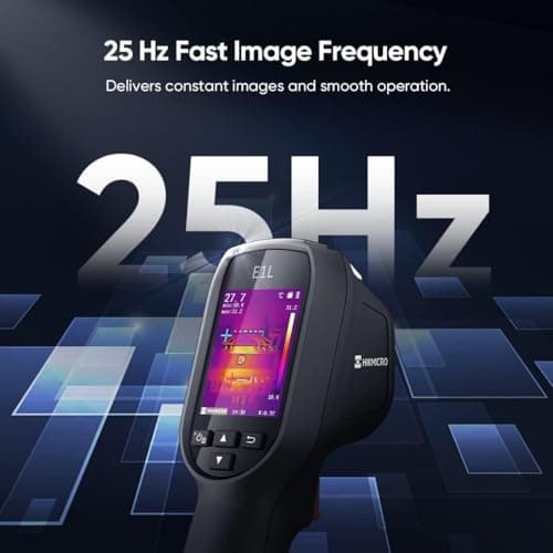HIKMICRO E1L Thermal Imaging Camera with Laser Pointer, 320×240 Output, -4°F to 1022°F, 25Hz, <40mK, 350g Lightweight Handheld Thermal Imager with Professional PC Analysis view 5