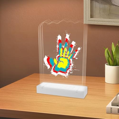 Family Handprint Kit, Personalized Baby Hand and Footprint Keepsake Kit, Non-Toxic Paint, Newborn Gift for New Parents, Babys Shower Gifts for Boys & Girls, Baby Memory Kits, Custom Family Gifts — image 1