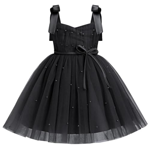 EULIMENE Toddler Girls Tulle Dress Spaghetti Strap Tutu Birthday Princess Pageant Party Dresses 9M-4Y — image 1