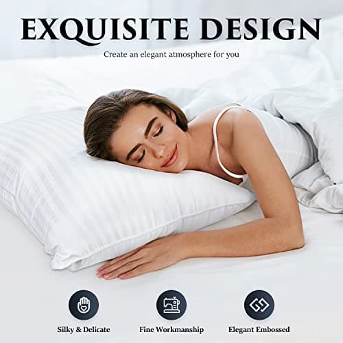 COZSINOOR Bed Pillows for Sleeping King Size Cozy Dream Series Hotel Quality Pillows Premium Plush Fiber, Breathable Cover Skin-Friendly view 5