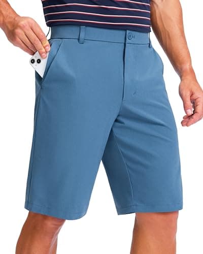 Men's Golf Shorts 7"/ 9"/ 11" Inseam with 5 Pockets Lightweight Stretch Quick Dry Casual Dress Hybrid Short for Men — image 1