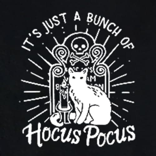 DESFSE It's Just A Bunch of Hocus Pocus T-Shirts for Women Sanderson Sisters Shirt Halloween Movie Graphic Fall Tee Tops view 2