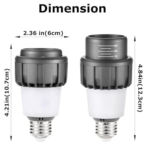 HengBo LED PAR20 Spotlight Bulb, E26, 15-60° Adjustable Beam Angle, 11W 4000K Neutral White for Accent Lighting in Home, Kitchen, Restaurant, Silver Aluminum Housing view 3