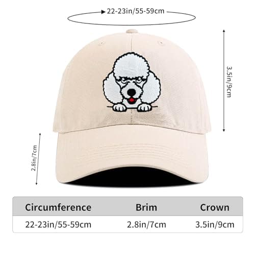 EXFAI Embroidered Hat Adjustable Baseball Cap, Dog Gifts for Dog Lovers, Funny Gifts for Women Men view 2