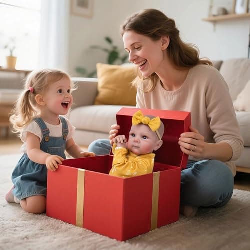 Milidool Lifelike Reborn Baby Dolls - 20 Inch Newborn Baby Doll Girl with Soft Weighted Body, Cute Soft Poseable Realistic Real Life Baby Dolls with Complete Accessories for 3+ Years Old Gifts view 3