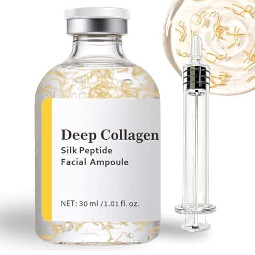Silk Peptide Intensive Lifting Ampoule, Deep Collagen Serum, Copper Peptides, Instant Face Lift, Smooth-Looking Skin for Skincare, 1.01 Fl Oz / 30ML — image 1
