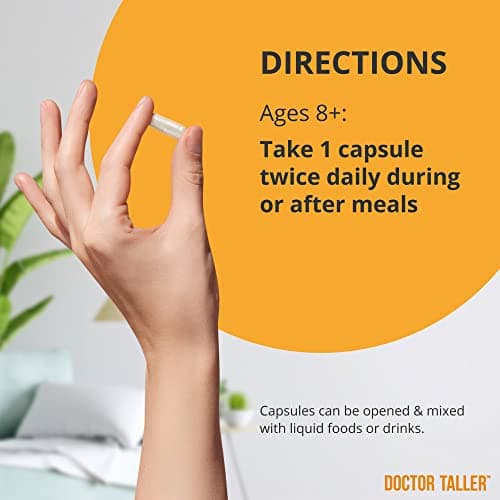 NuBest Doctor Taller Bone Support for Kids 8+ & Teens, 60 Vegan Capsules | Calcium, Vitamins D3 & K2, Zinc, B Vitamins, Amino Acids & Herbs; 30-Day Supply view 4