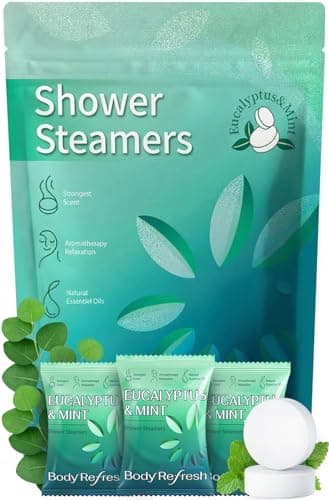 Shower Steamers Aromatherapy -18 Pack Eucalyptus Mint Shower Steamer, Eucalyptus for Shower, Mothers Day Gifts for Mom Wife Grandma, Self Care Birthday Gifts for Women - Stress Relief Relaxation view 1