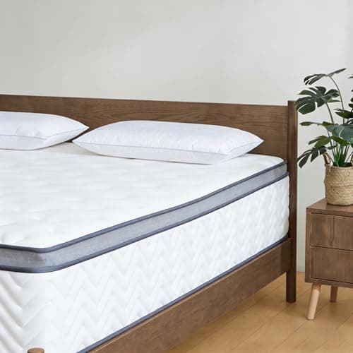 Laccard Queen Mattress,12 Inch Medium Firm Hybrid Queen size Bed Mattress, Memory Foam Mattresses in a Box for Pressure Relief, Individual Pocket Spring-Motion Isolation with Edge Support, CertiPUR-US view 6