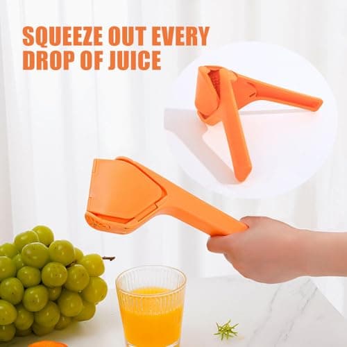 Citrus Juicer - Manual Lemon Lime Orange Squeezer - Effortless Juice Presser - Space-Saving Design view 4