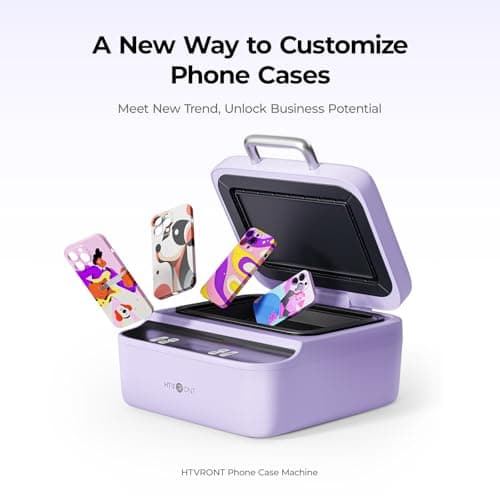 HTVRONT Phone Case Heat Press Machine Compatible with iPhone | Full-Wrap Bubble-Free: Precise Digital Temperature Control with 15-Minute Auto Safety Power-off Function view 4