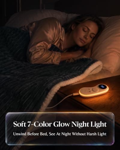JOYFLAME Ultrasoft Electric Heated Blanket Throw: 125.6℉ Fast Even Heat view 5