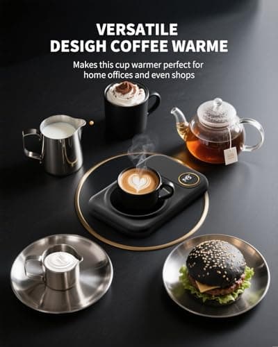Coffee Mug Warmer Mom Day Gift, 3-Temp Settings USB Coffee Mug Warmer, 113℉/131℉/149℉ Plug in USB Candle Warmer Beverage for Coffee, Cocoa, Tea, Candle, Mom's Day Gift Mom Gifts Women Gifts view 4