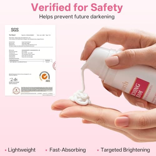 Skin Lightening Cream for Intimate Areas with Arbutin, Tranexamic Acid, Niacinamide, Vitamin C Brightening Cream Dark Spot Remover for Underarm, Knees, Elbows, Inner Thigh, Bikini Area (1fl.oz) view 4