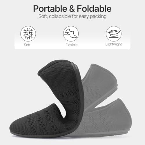 ATHMILE Ballet Flats for Women Ballerina Slip On Round Toe Loafer Shoes Dressy Casual for Wedding Business Daily 2026 Fashion Zapatos Bajos para Mujer Brown Size 6 view 4