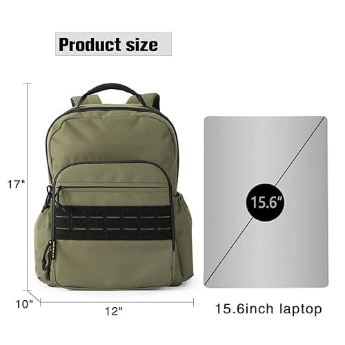 VEAGIA Tactical Travel Laptop Backpack For Men Large Heavy Duty Work Backpack Airline Approved Hiking Waterproof Backpack view 2