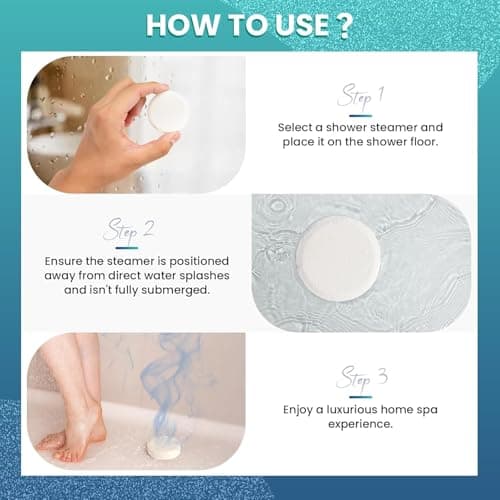 BodyRefresh Shower Steamers Aromatherapy 8 Pack - Birthday Gifts for Men Him,Mothers Day Gifts for Mom Wife,Shower Bombs with Natural Esseential Oils for Home Spa Relaxation,Stress Relief Self Care view 6