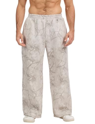 MSBESYOR Mens Baggy Camo Graphic Print Sweatpants Workout Athletic Joggers Pants for Men Wide Leg Hunting Sweat Pant — image 1