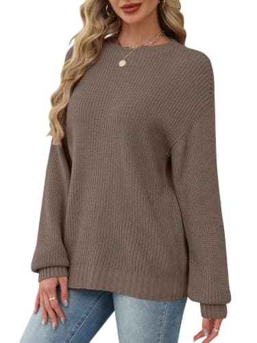 Lylinan Womens Sweaters Long Sleeve Sweatshirts for Women Fall Fashion Tops Trendy Outfits Laides Tunics S-XXL view 2