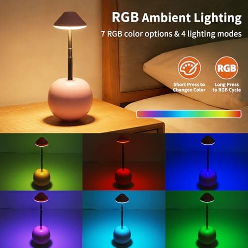 Rechargeable
LED
Table
Lamp,
Tumbler
Cordles
Lamp view 5